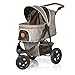 TOGfit Pet Roadster – Luxury Pet Stroller for Puppy, Senior Dog or Cat | Easy Foldable Three Wheels Travel Pet Jogger max. Loading 70 lb, Mattress Included – Graythumb 1