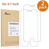 BRG Tempered Glass Screen Protector For Apple iPhone 7 & iPhone 6/6s 4.7 inch [2.5D Round Edge] [Bubble Free] - 2 Pack