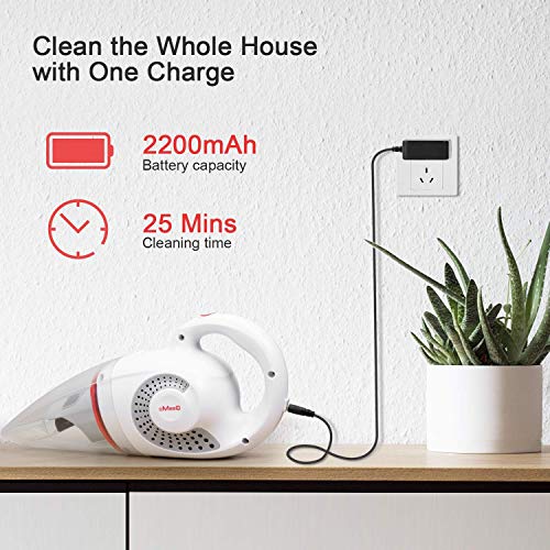 GeeMo Handheld Vacuum Cordless Rechargeable, 8500PA Wet&Dry Hand Vac