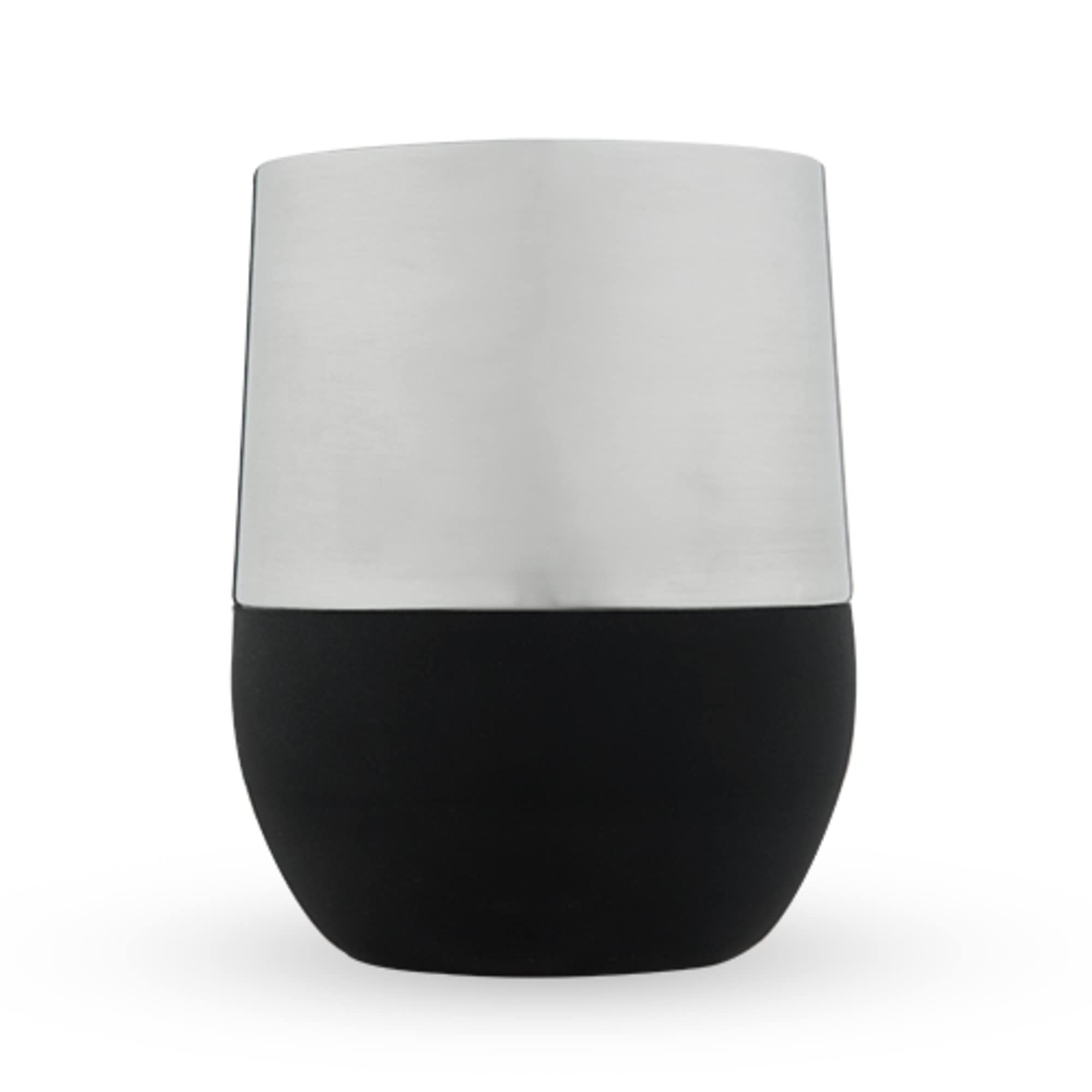 Host Wine Freeze Pro Cooling Cup, Stainless Steel Double Wall Insulated Wine Tumbler with Freezing Gel & Silicone Grip | for Red and White Wine, Set of 1, 12 oz (355 ml) - Stainless (10048)