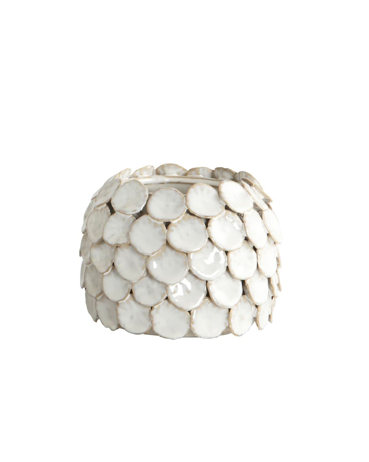 House Doctor Vase, White, 15 x 15 cm