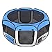 New Small Blue Pet Dog Cat Tent Playpen Exercise Play Pen Soft Crate T08