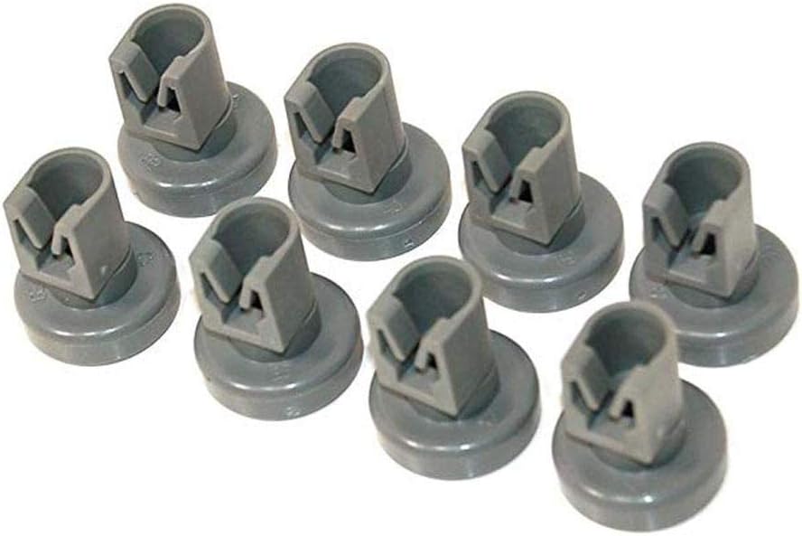 Bobioy 8Piece Dishwasher Lower Basket Wheels for Kitchen