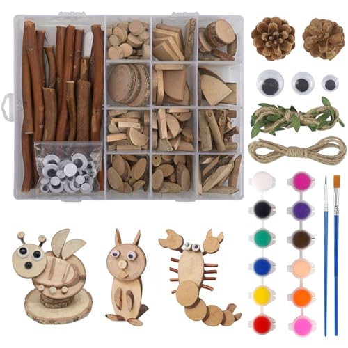 167PCS (with Acrylic Paint & Brushes)