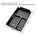 Autou Black Center Console Armrest Storage Box Organizer Tray for Ford Raptor 2013 2014 Accessories