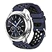 CreateGreat Compatible for Samsung Galaxy Watch 46mm,Gear S3 Soft Replacement Breathable Sport Bands with Air Holes and Quick Release Pin for Samsung Gear S3/Galaxy 46mm Watch