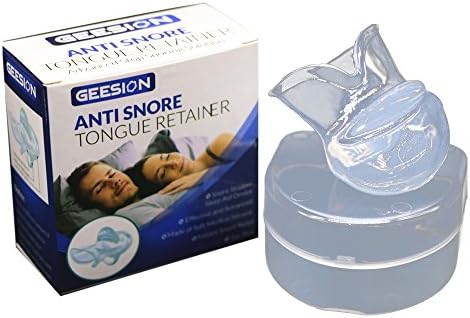 Stop Snoring Solution #1 in Anti Snoring Devices or Anti Snoring Mouthpiece Excellent Tongue Retaining Device Original Anti Snore Mouthpiece Soft Medical Grade Silicone Snoring Aid