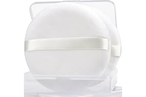 WSYUB Powder Puff, 4.33’’ Powder Puff for Body Powder,Large Body Powder Puff,Body Powder Puff and Container