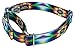 Country Brook Petz - HossFit Jr Wide Martingale Dog Collar - Groovy Collection Featuring Far Out Designs (Tie Dye Flowers, Large)