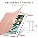 ESR Yippee Trifold Smart Case for iPad Pro 9.7, Lightweight Smart Cover with Auto Sleep/Wake, Microfiber Lining, Hard Back Cover for iPad Pro 9.7(Released in 2017), Rose Gold