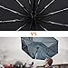 Travel Umbrella Compact Lightweight Windproof Auto Open Close Umbrella-12 Ribs