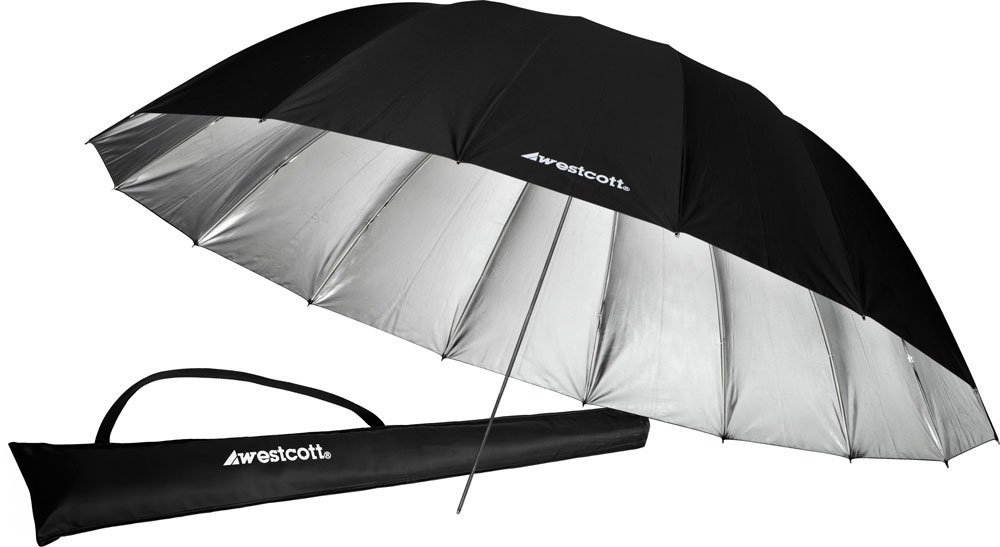 Westcott 7 foot 2.2m Parabolic Umbrella - Silver