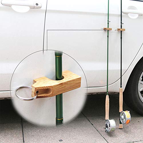 GZQ 2pcs Fishing Rod Holder Portable Fishing Rod Racks for All Types of Fishing Rods and Combos - Thumbnail 5