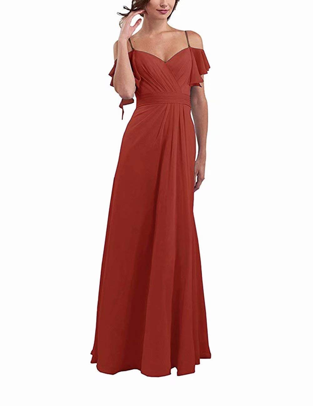Burnt Orange Mother of the Bride Dresses