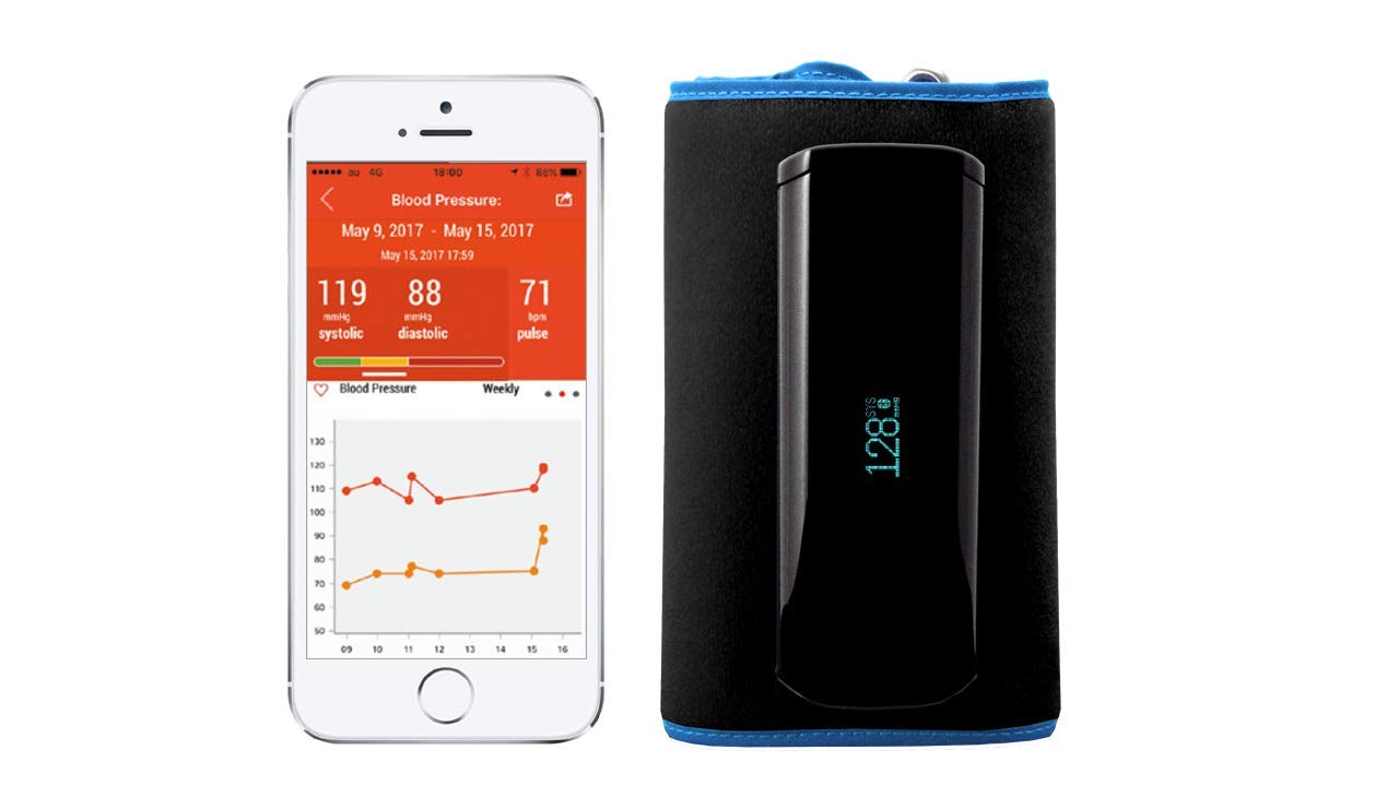 A&D Medical UA-1200BLE Smart Blood Pressure Monitor with Atrial Fibrillation