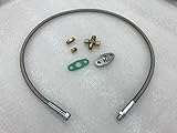 Universal 36" Braided Stainless Steel Oil Feed Line