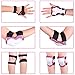 Kids Protective Gear SKL Knee Pads for Kids Knee and Elbow Pads with Wrist Guards 3 In 1 for Skating Cycling Bike Rollerblading Scooter (Rose, [Upgraded Vistion 3.0])
