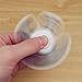 White Tri-Spinner Fidget Toy Plastic EDC Fidgets Hand Spinner For Autism and ADHD Increase Focus Keep Hands Busy
