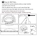 Simfonio LED Light Strip 16.4FT 5050SMD 150LEDs RGB LED Strip Lights with Remote and Power Supply for Home Decor