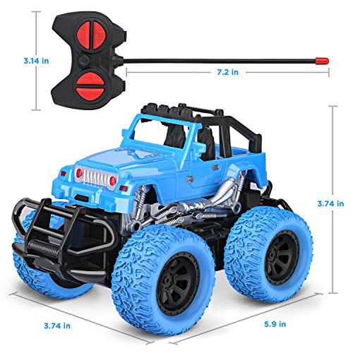 Rc Cars for Kids,Head and Rear with Powerful LED Light,Remote Control Car Toys for Age 6 7 8-16 Year Old Boys Girls Best Gifts