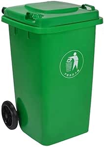 AXAA Bote de Basura Comercial de 100 litros de plástico Multicolor Bote