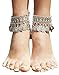 Bienvenu Boho coin sandals Anklet Bracelet, Bohemian Tassel Barefoot Sandals Chain Jewelry Belly Dance Anklet