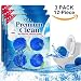 12 Pieces Antibacterial Blue Automatic Toilet Bowl Bathroom Cleaner Tablets New Version - Lasts up to 36 Weeks to 48 Weeks