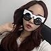 Cat Eye Sunglasses, VESNIBA Women Men Vintage Retro Glasses Unisex Fashion Aviator Mirror Lens Sunglasses (Free, G)