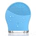 Silicone Facial Cleansing Brush,Waterproof Rechargeable Sonic Face Cleanser and Massager Brush for Makeup, Anti-Aging, Deep Exfoliator and Reduce Acne