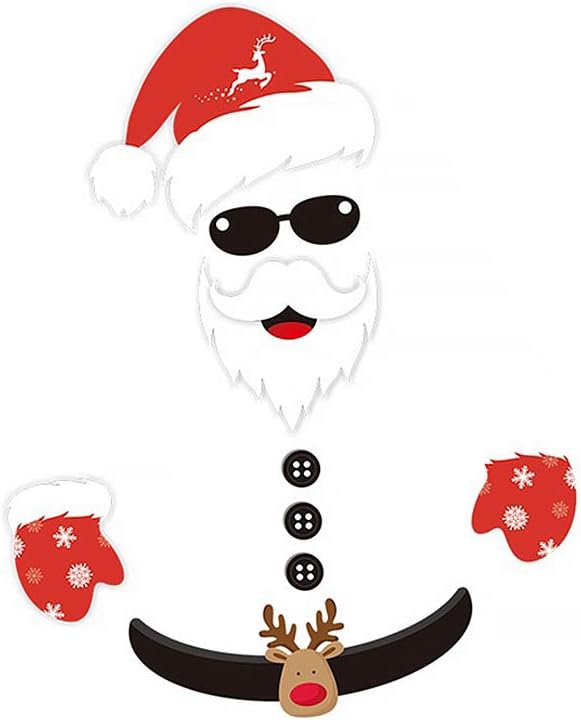 weihnachten weihnachtsmann kuhlschrank aufkleber set buro schranke tur und fenster niedlichen weihnachtsmann kuhlschrank fur kuhlschrank garage gobesty weihnachtsmann aufkleber wohnaccessoires deko kuche haushalt wohnen questpark com ua