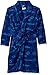 Calvin Klein Big Boys' Logo Printed Plush Robe, Blue, 7/8