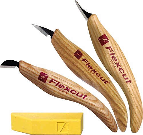 image for FLEXCUT Detail Knife Set, with Mini-Pelican Knife, Mini-Chip Carving K