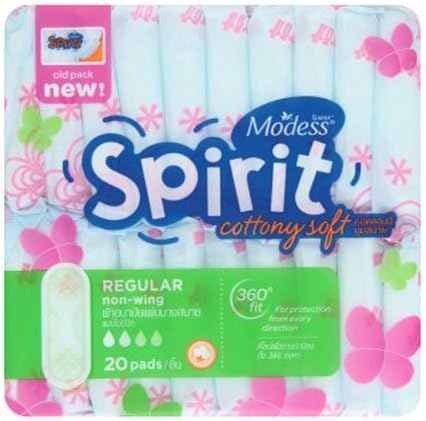 Modess Spirit Cottony Soft Regular Non-Wing Sanitary Pad 20 Pcs