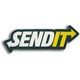 Send It Motivational Funny Tactical PVC Morale Patch for Backpacks | Hook-backed rubber; tactical, military, airsoft gear; fits packs, hats, vests; moto gift