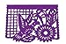 Super Value Depot Two Large Plastic Mexican ?Papel Picado? Banners. (Over 16 feet Long Each Banner). 20 Individual pannels. (10 pannels per Banner). A Colorful Touch for Your Celebrations.