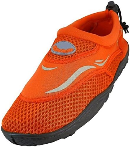 AimTrend Children's Water Shoes Aqua Pool Socks Orange-12