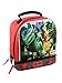 Lego Jurassic World Boys Soft Dual Compartment Insulated School Lunch Box (Black)