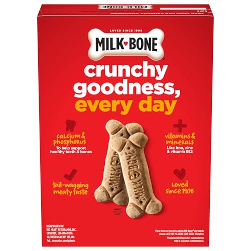 MILK-BONE ORIGINAL DOG TREATS BISCUITS FOR MEDIUM DOGS, 24 OUNCES (PACKAGING MAY VARY)