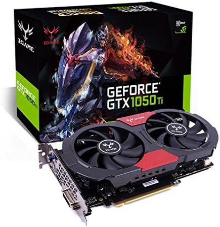 GEFORCE GTX 1050Ti GPU, Colorful IGame Computer Video Graphics Card 4GB GDDR5 128bit Gaming PCI-E X16 3.0 For Desktop