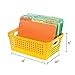Really Good Stuff Plastic Storage Baskets for Classroom or Home Use - Fun Rainbow Colors - 13