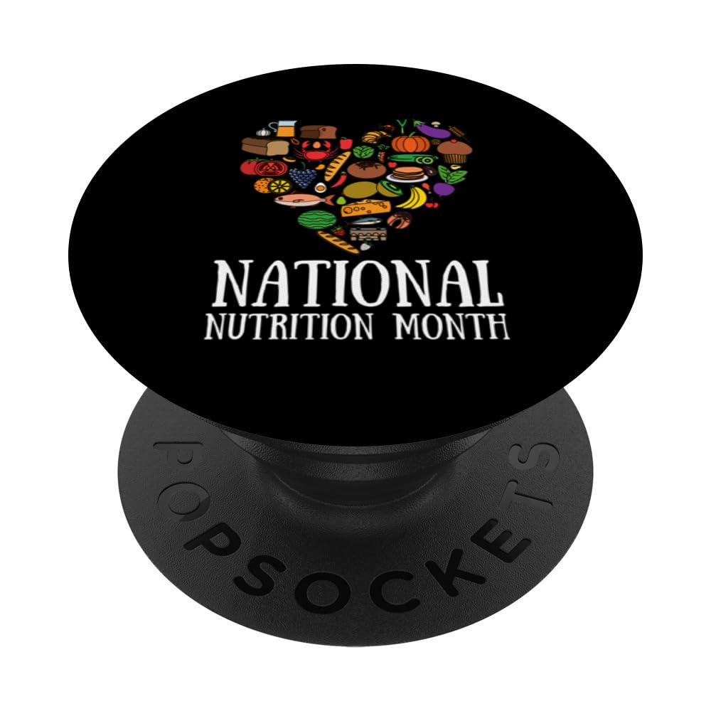Holistic Nutritionist National Nutrition Month PopSockets Swappable PopGrip