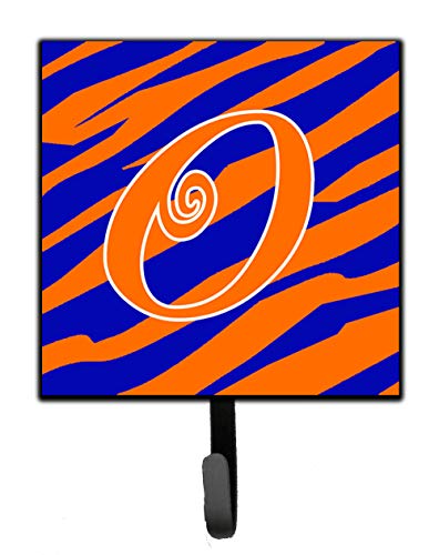 Caroline's Treasures CJ1036-OSH4 Letter O Initial Tiger Stripe Blue and Orange…