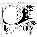Fangeplus(TM) DIY Removable My Neighbor Totoro Art Mural Vinyl Waterproof Wall Stickers Kids Room Decor Nursery Decal Sticker 22.8''x20''