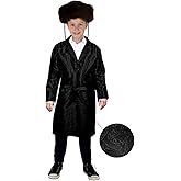 Dress Up America Kids Jewish Rabbi Purim Bekitcha - Product Comes Complete with: Long Coat and Belt