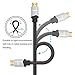 HDMI Cable 6.6FT, 2.0 (4K) High Speed 18Gbps, 30AWG Braided Cord, Gold Plated Connectors, Support Ethernet / Audio Return Channel, Video 4K 1080P 720P, 3D, Xbox PlayStation PS3 PS4 PC Apple TV, etc
