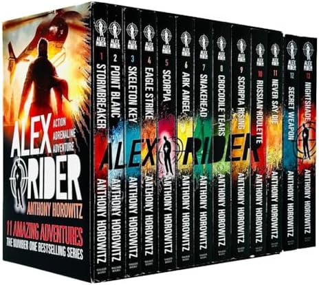 Amazon.com: Alex Rider 10 Books Box Set Complete Collection By