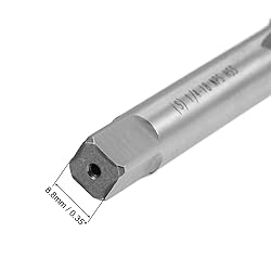 uxcell Machine Tap, 1/4-18 NPS Pipe Tap 4 Straight