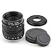 Pixco 35mm F1.7 CCTV Lens for C Mount Camera + 16mm C Mount Film Lens to Micro Four Thirds 4/3 Camera Lens Adapter