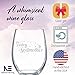 Funny Wine Glass with “Fairy Godmother” Saying, Classic, Stemless Wine Glass for Women