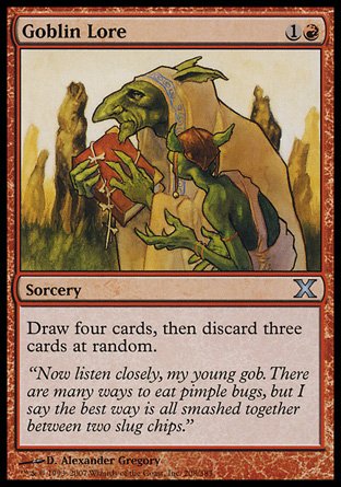 Magic: the Gathering - Goblin Lore (208/383) - Tenth Edition